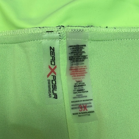 Zeroxposur 3X Swim Shorts Hybrid Trunks Boxers Black Swimwear Ruched Boardshort - Picture 8 of 8